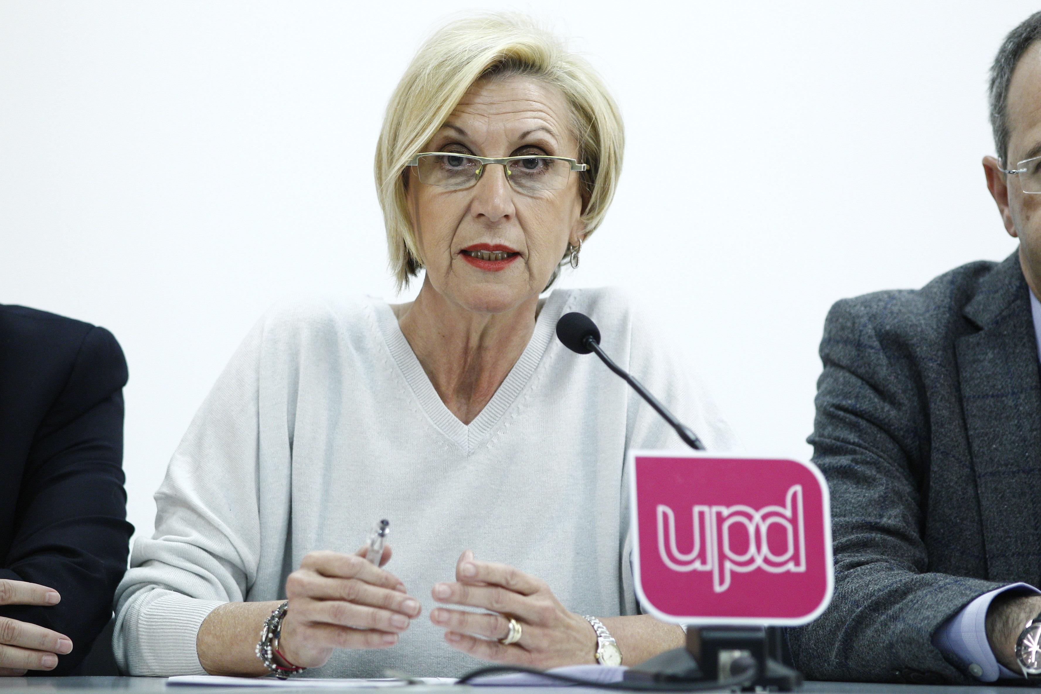 La exdiputada y fundadora de UPyD, Rosa Díez. Europa Press. 