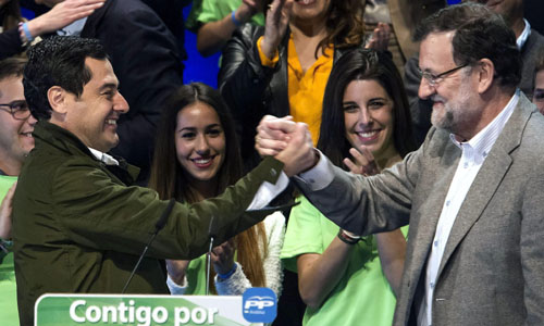 Rajoy de mitin "weekend" almeriense: “De vez en cuando conviene cambiar”