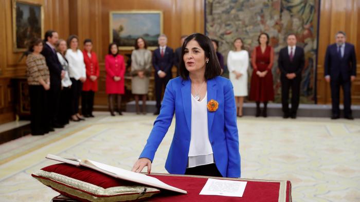 Toma de posesión de Carolina Darias y Miquel Iceta: Los ministros prometen su cargo ante Felipe VI en Zarzuela
