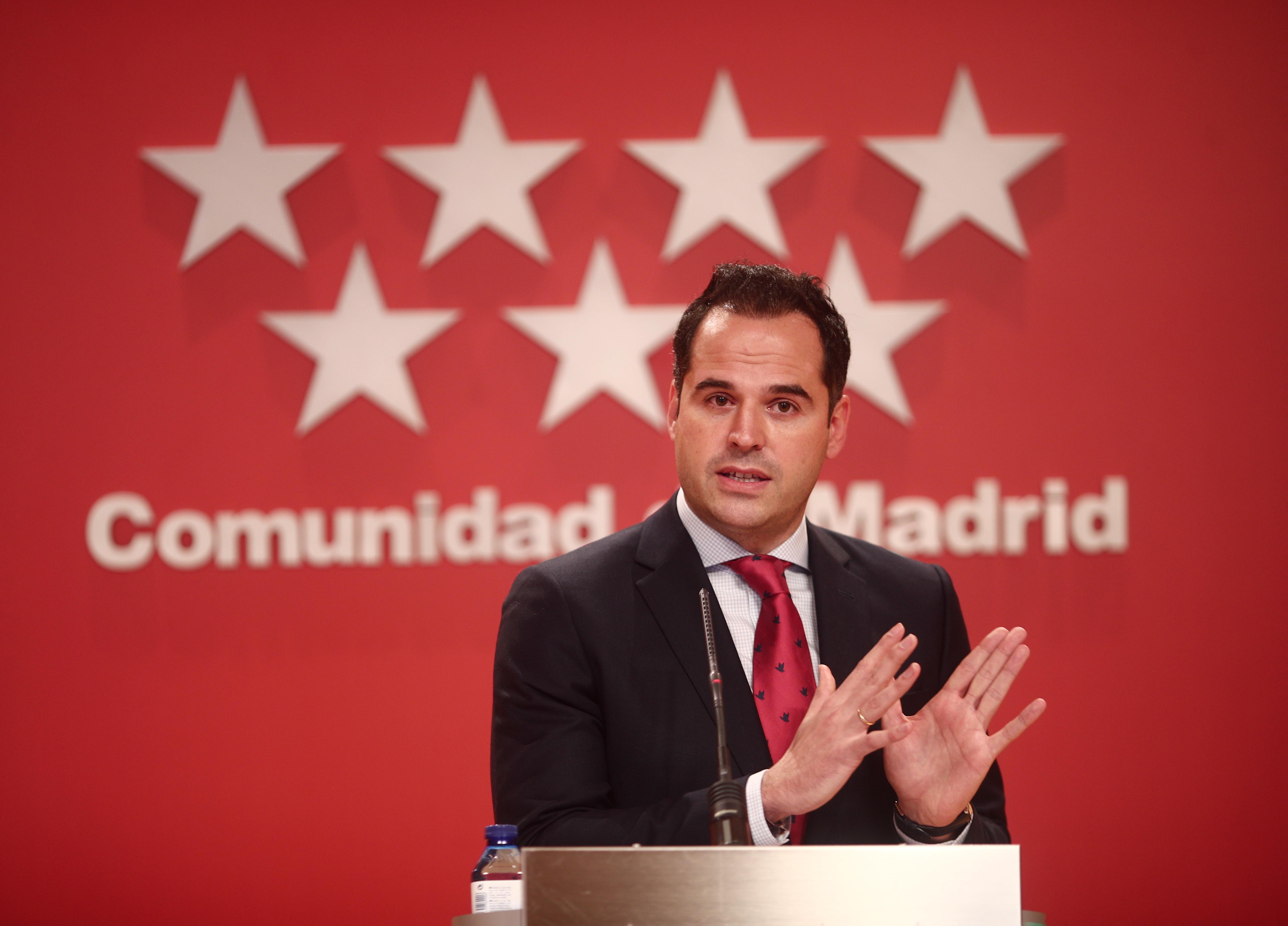 El vicepresidente de la Comunidad de Madrid, Ignacio Aguado. EP