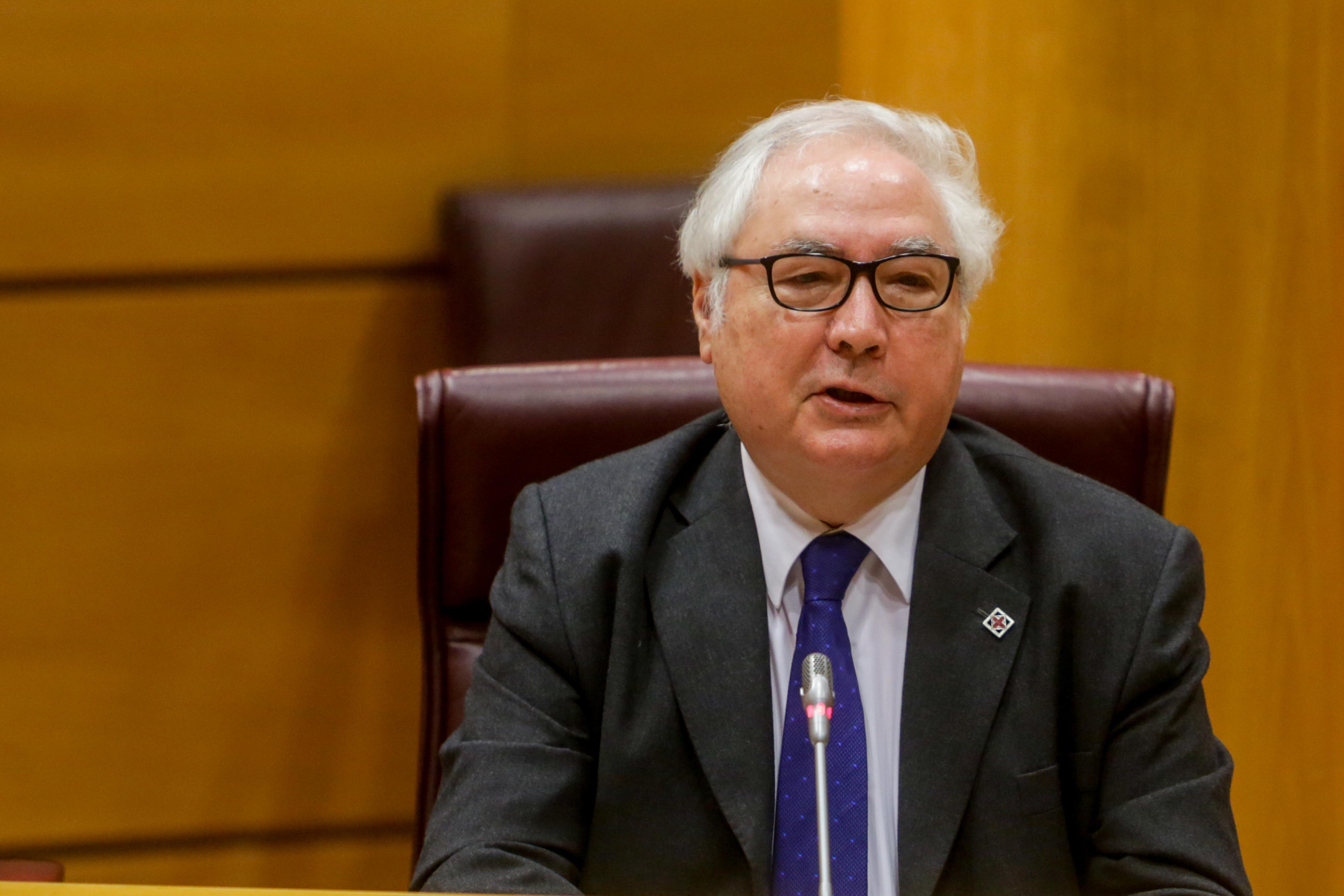 El ministro de Universidades, Manuel Castells comparece en el Senado,