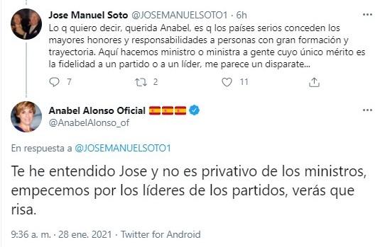 anabel alonso y jose manuel soto debaten la formación de los políticos españoles 2