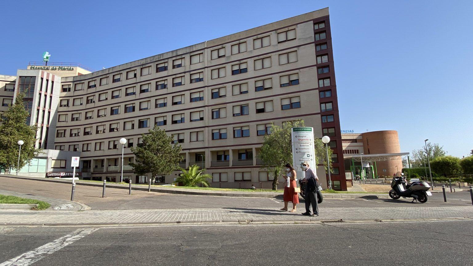 Hospital de Mérida. Foto. Televisión de Extremadura