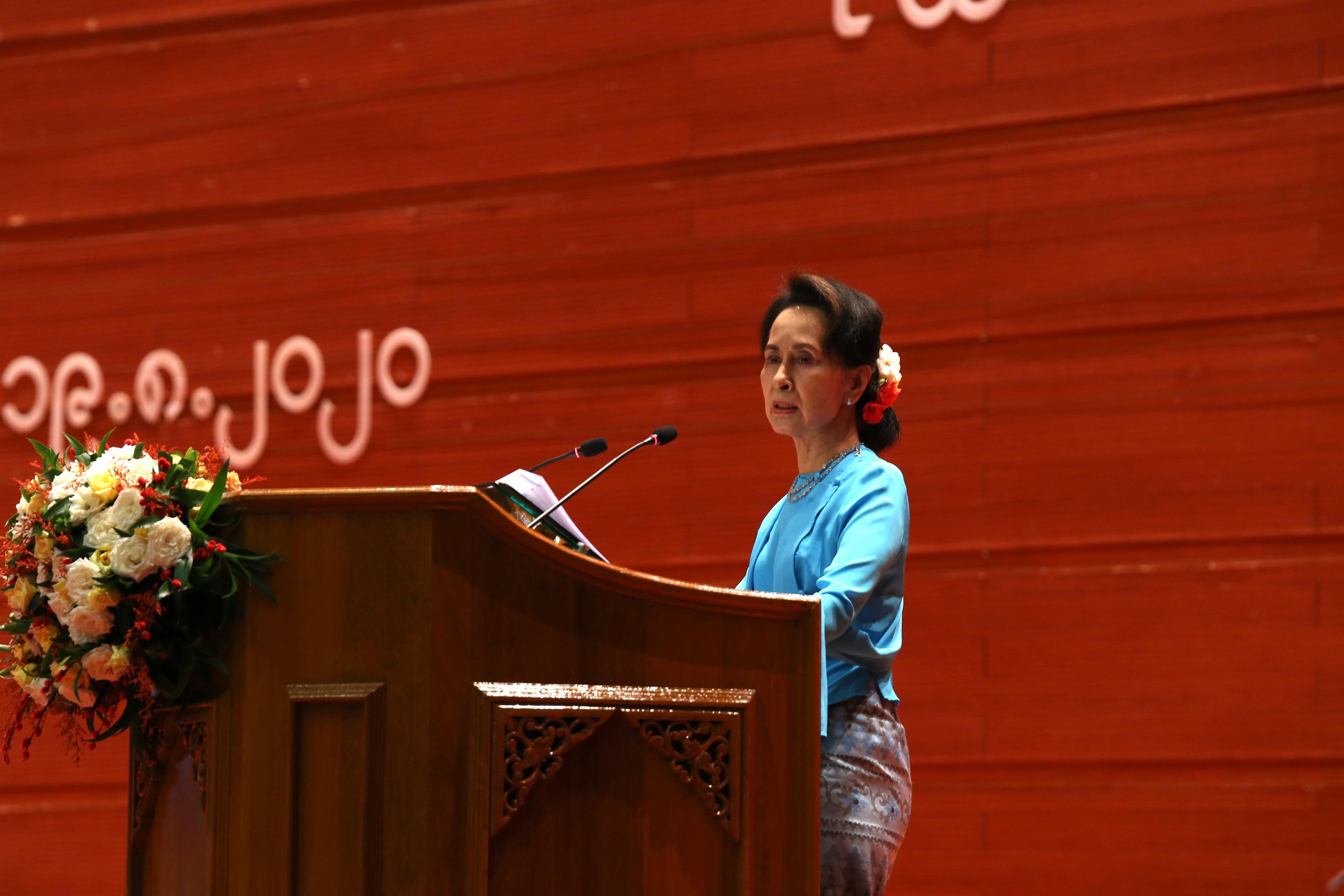 La líder 'de facto' de Birmania, Aung San Suu Kyi, en una imagen de archivo. Europa Press. 