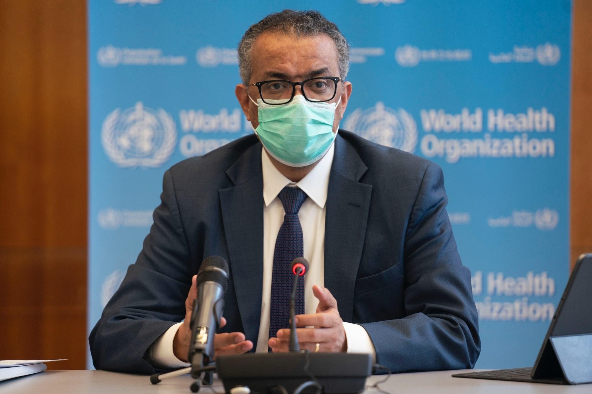El director general de la Organización Mundial de la Salud (OMS), Tedros Adhanom Ghebreyesus. Fuente: Europa Press.