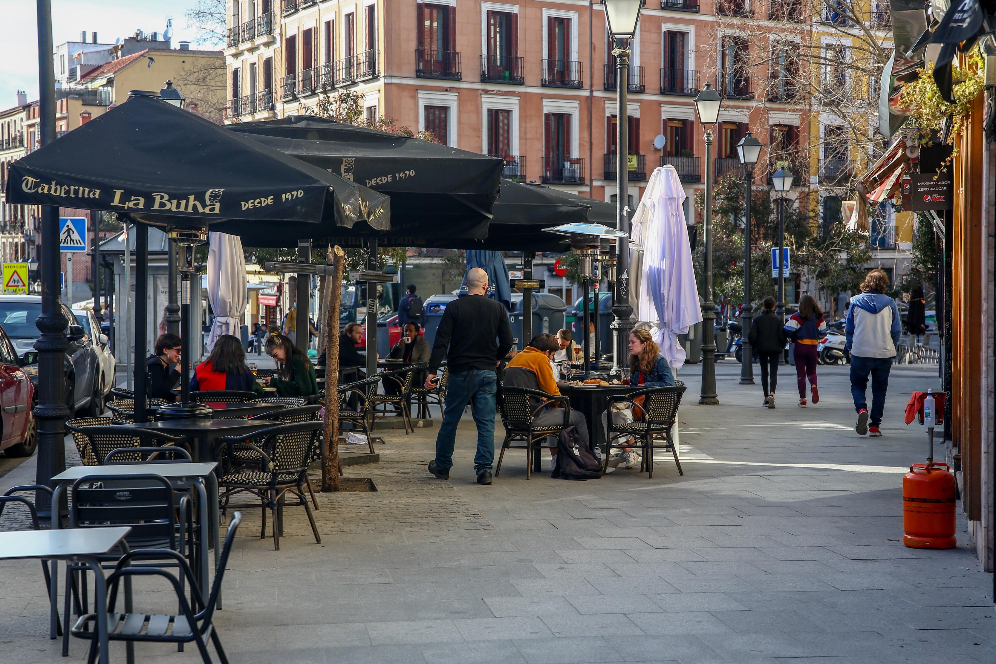 Terraza de un restaurante de Madrid. Fuente: EP.