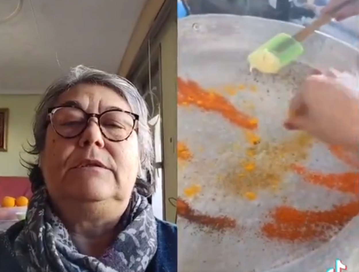 Una mujer valenciana critica otras paellas