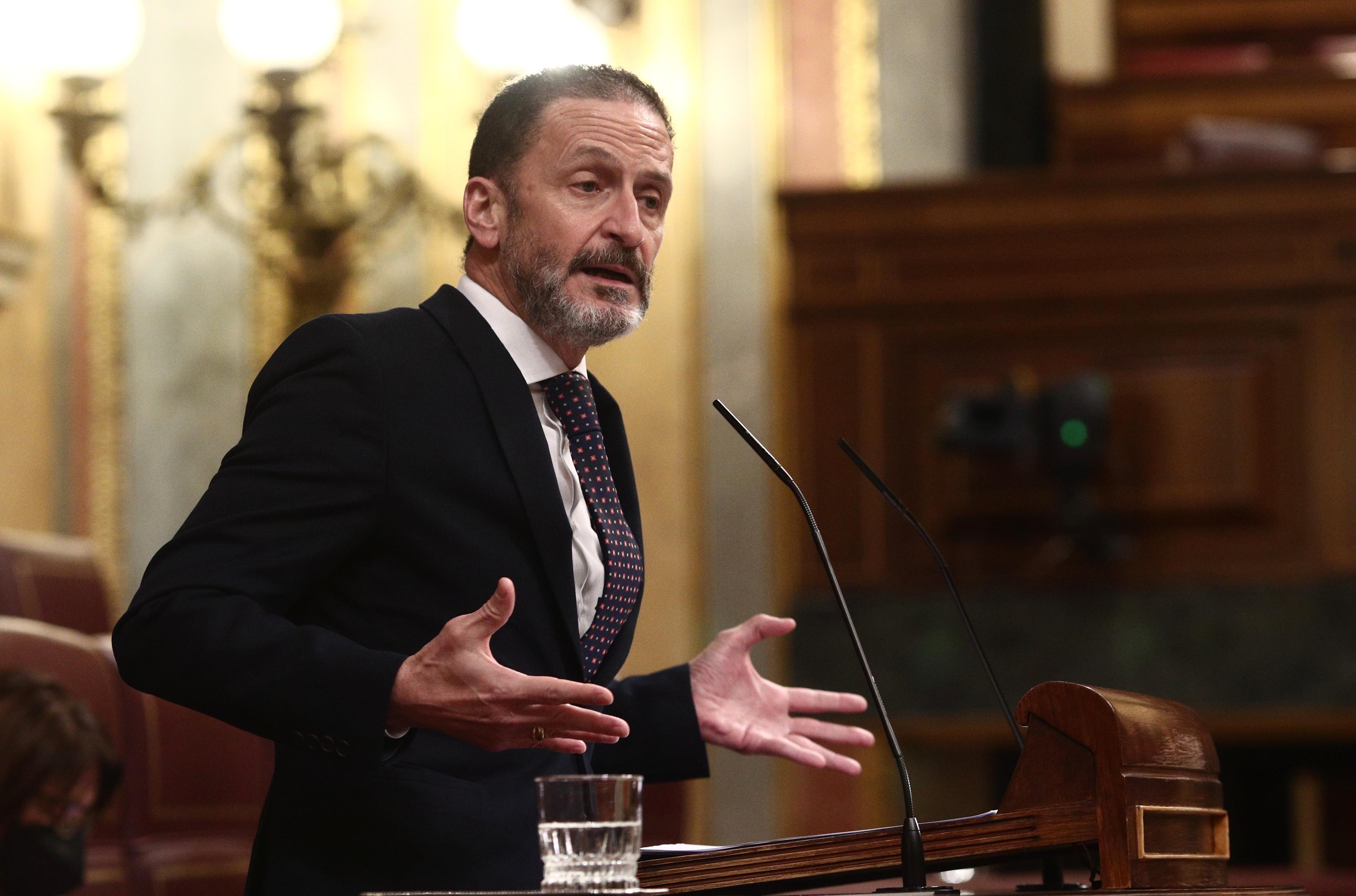 Edmundo Bal, portavoz adjunto de Ciudadanos en el Hemiciclo, durante una sesión en el Congreso. Europa Press. 