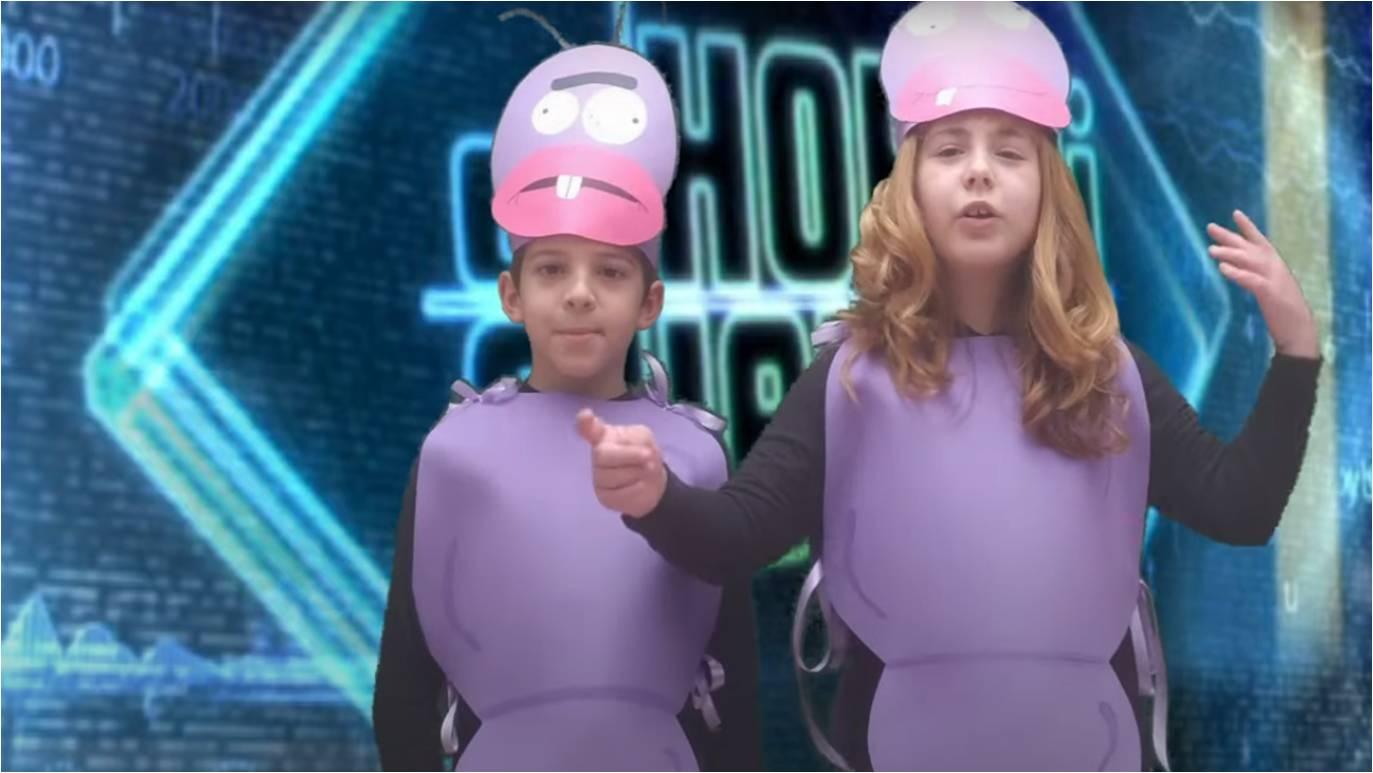 Los niños del Colegio andaluz respondiendo a Pablo Motos. YouTube