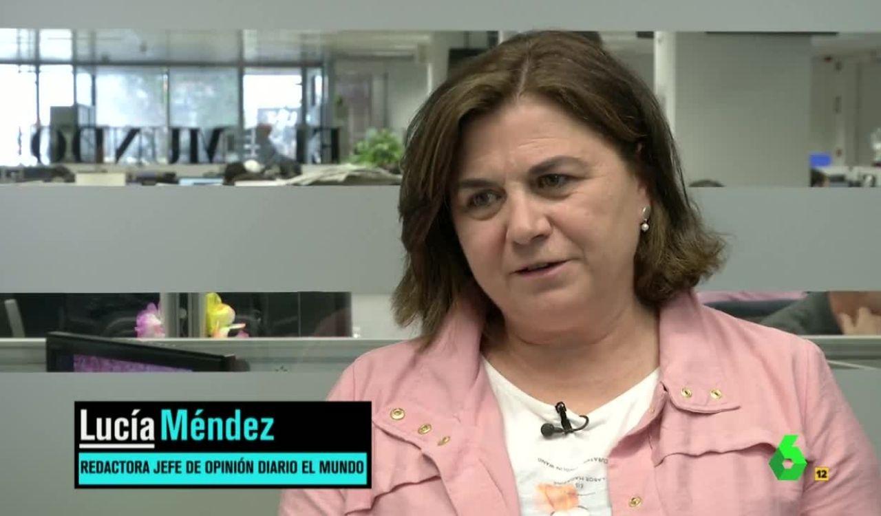 Lucía Méndez, periodista de El Mundo. Atresmedia.
