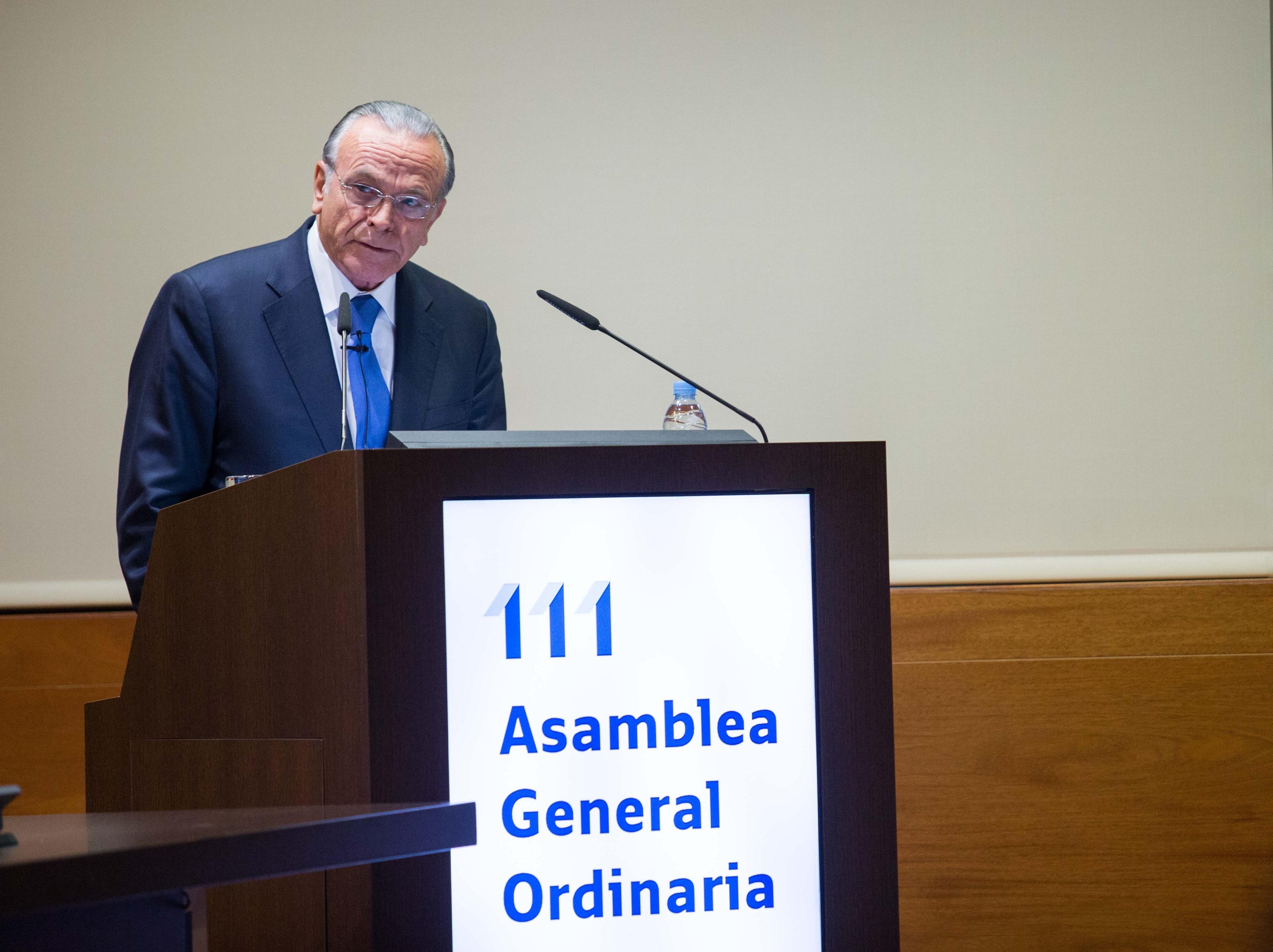 Isidro Fainé, presidente de Criteria Caixa y de la Fundación Bancaria "La Caixa". Europa Press