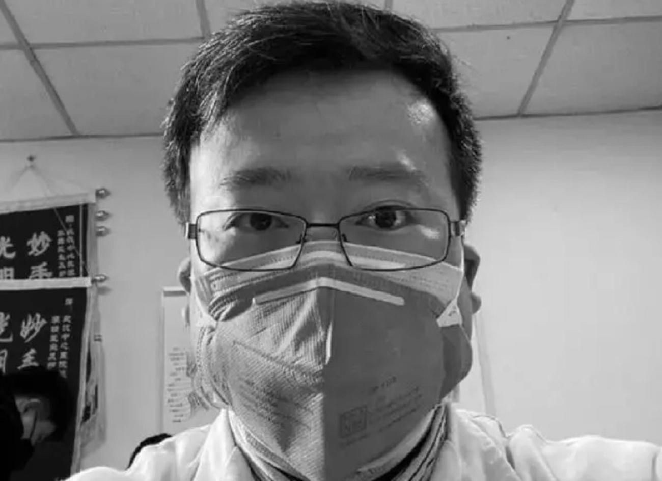 Li Wenliang, oftalmólogo del Hospital Central de Wuhan que en diciembre de 2019 alertó sobre la nueva enfermedad