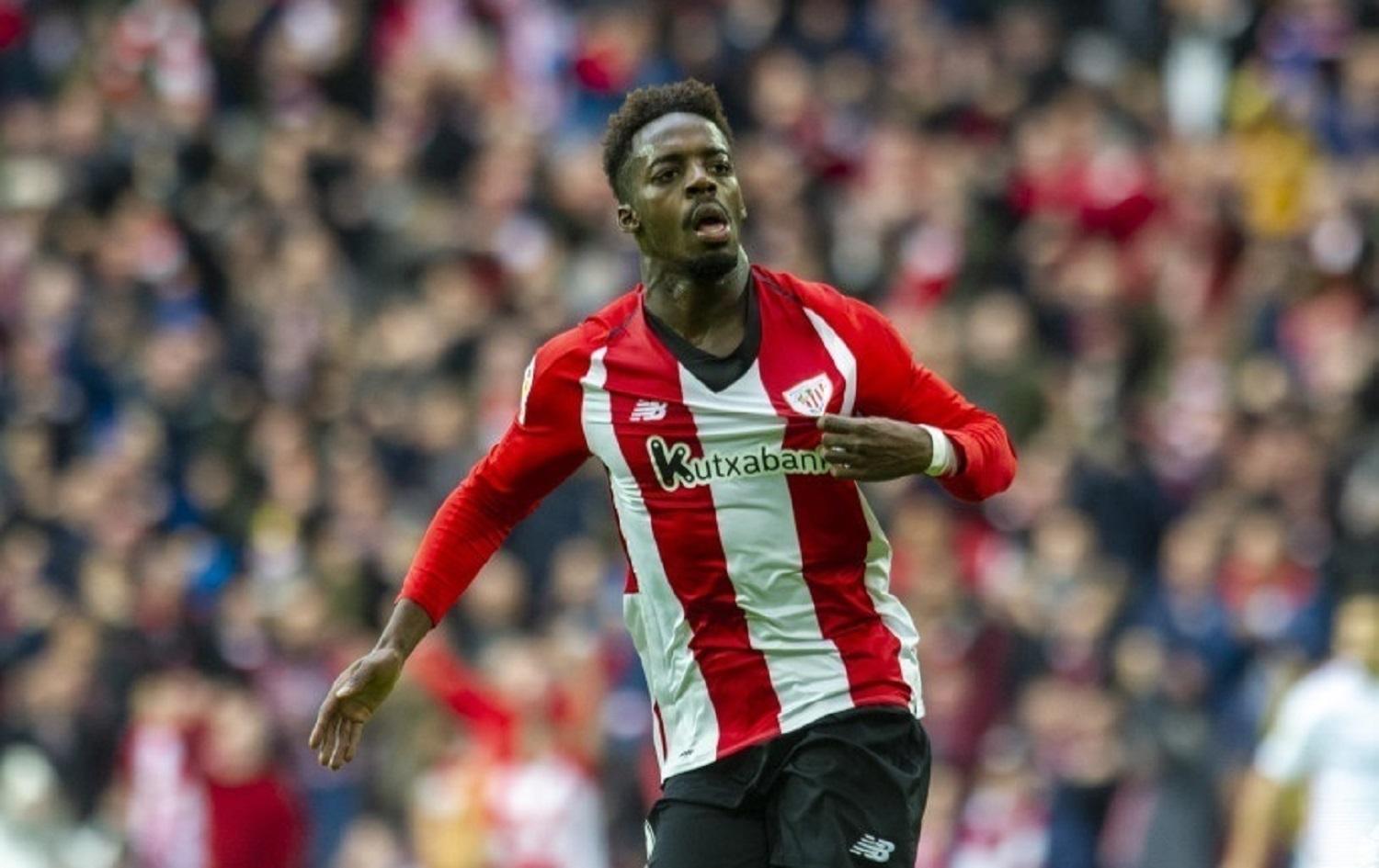 Iñaki Williams celebrando un gol con el Athletic en una imagen de archivo. Fuente: Europa Press.