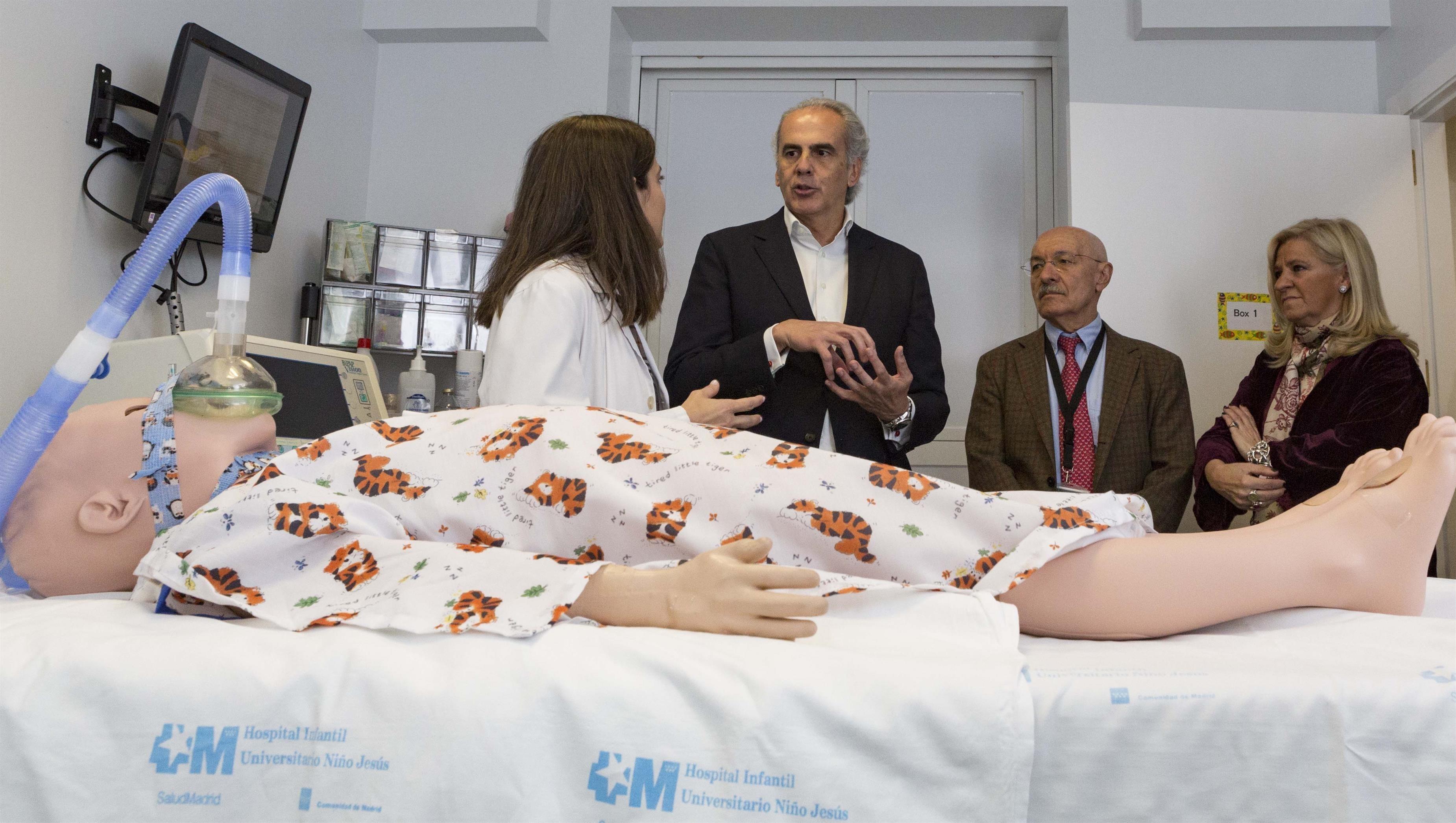 Un niño hospitalizado en el Niño Jesús (Madrid). EP