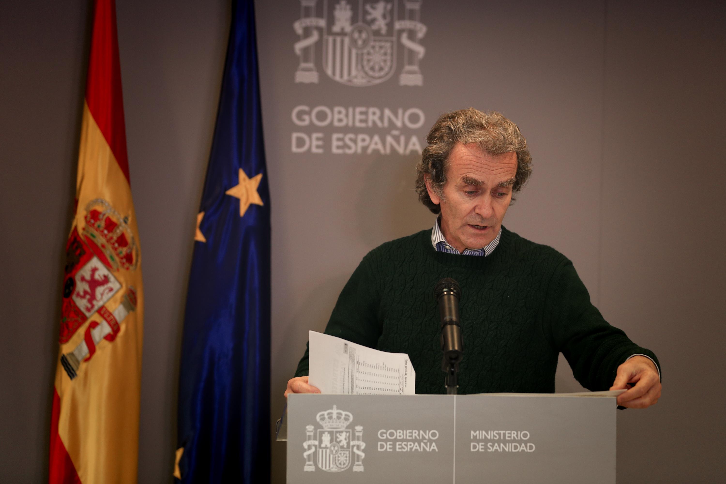 El director del Centro de Coordinación de Alertas y Emergencias Sanitarias (CCAES), Fernando Simón. T.Rozas. POOL / Europa Press.