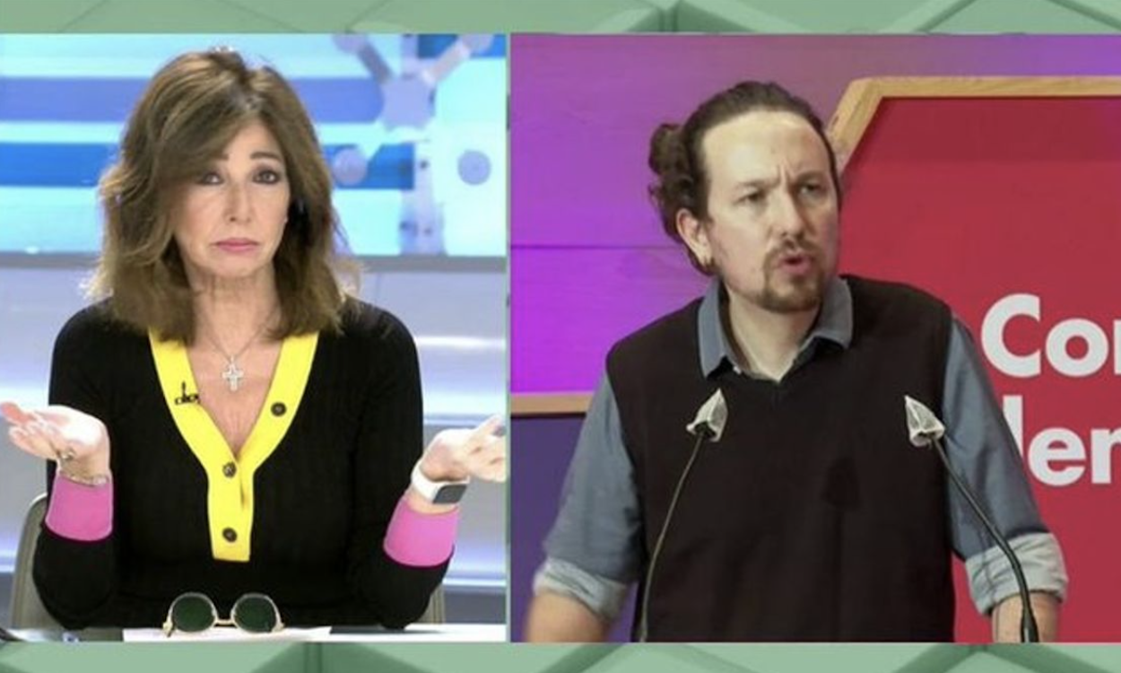 Ana Rosa y Pablo Iglesias