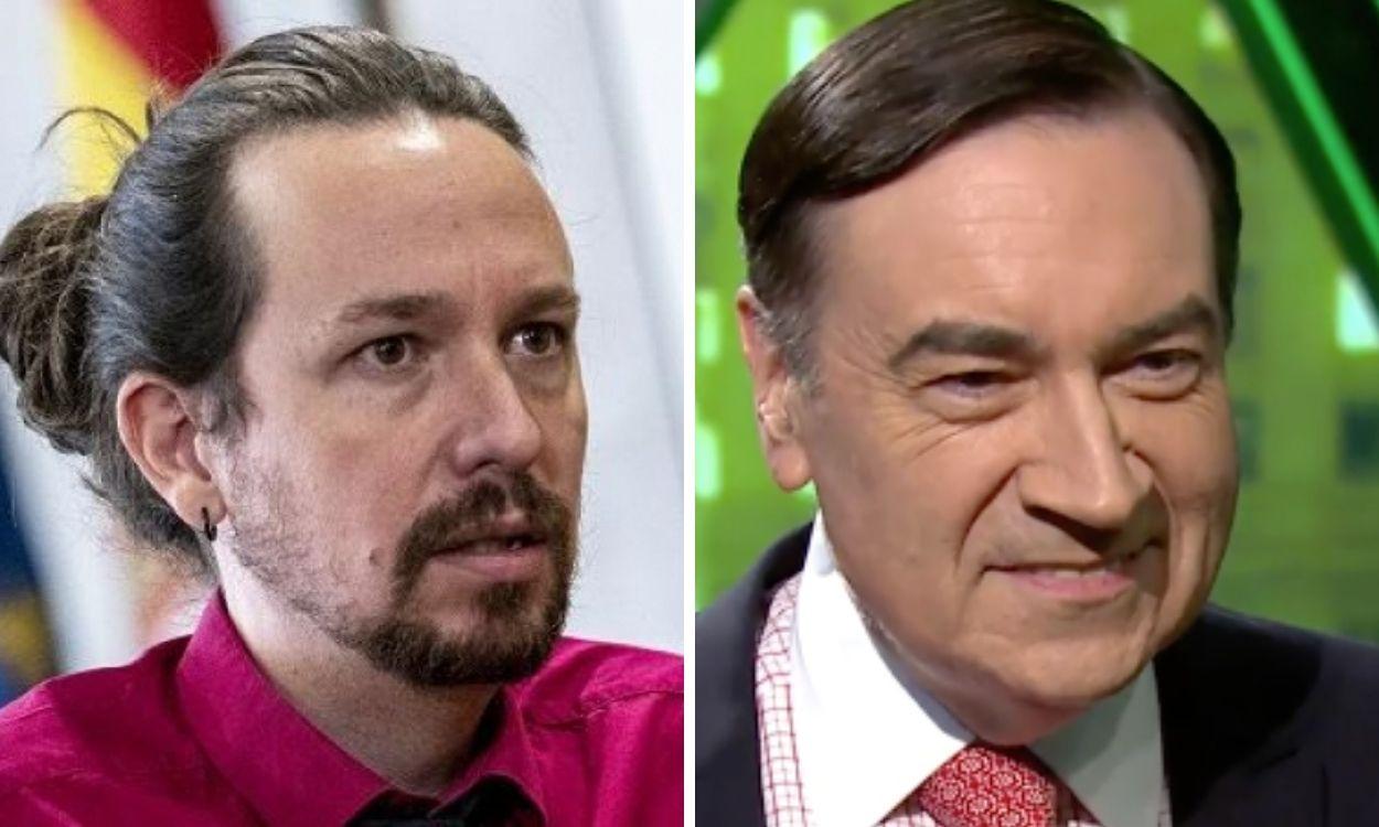 Pablo Iglesias y Pedro J. Ramírez