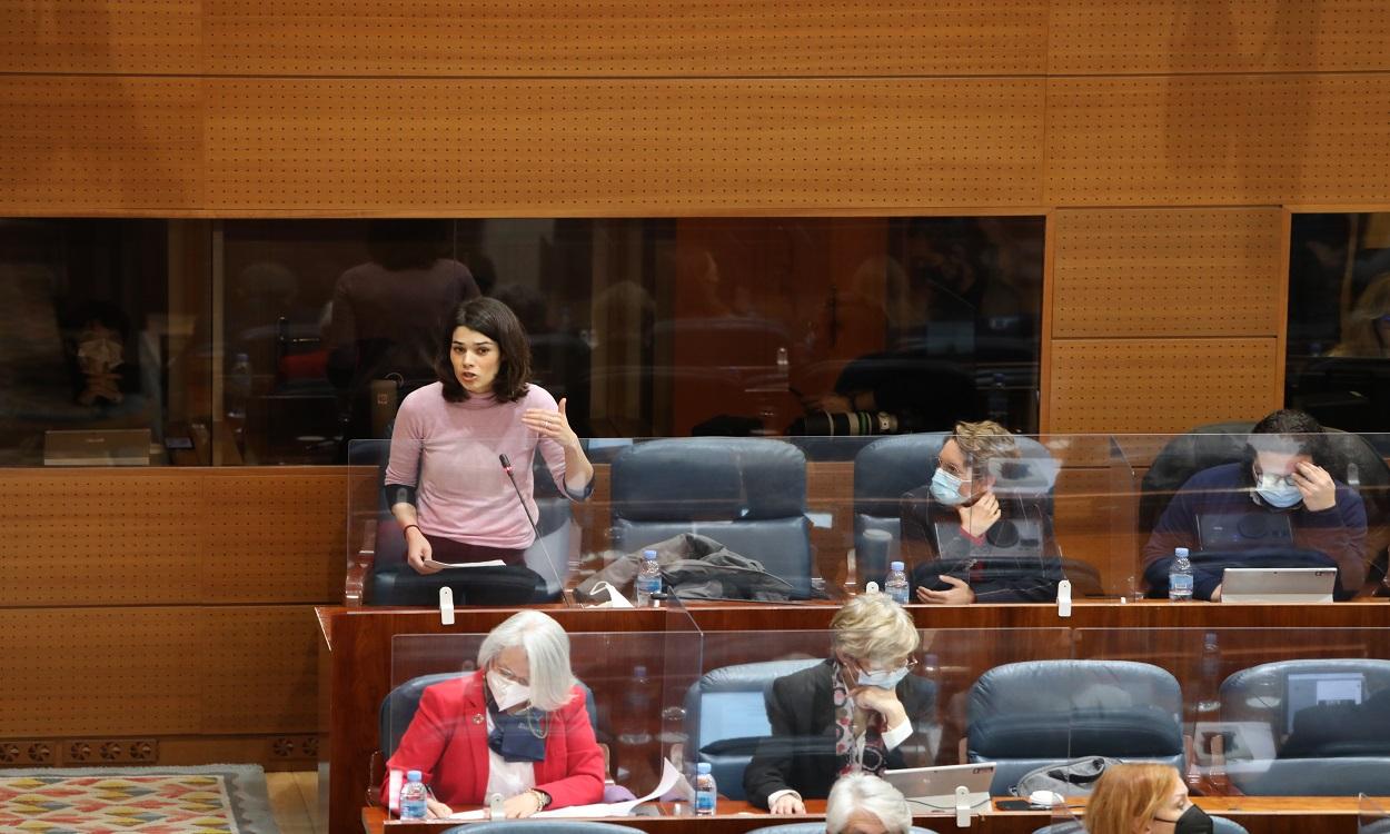 Isa Serra en la Asamblea de Madrid
