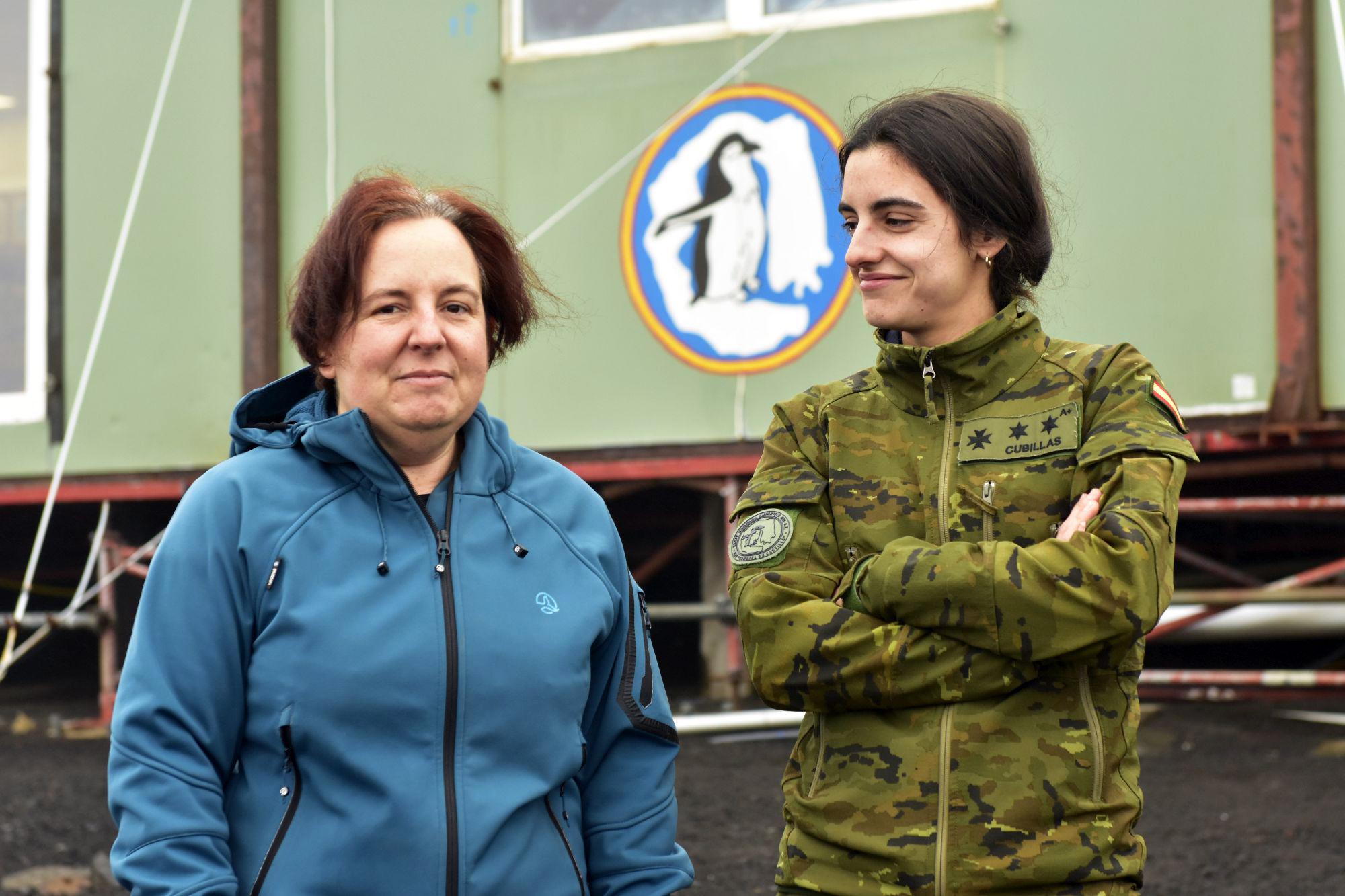 Rosa María Martín León y Nerea Alonso Cubillas: dos ejemplos para la Ciencia. Foto: Rafa Abella