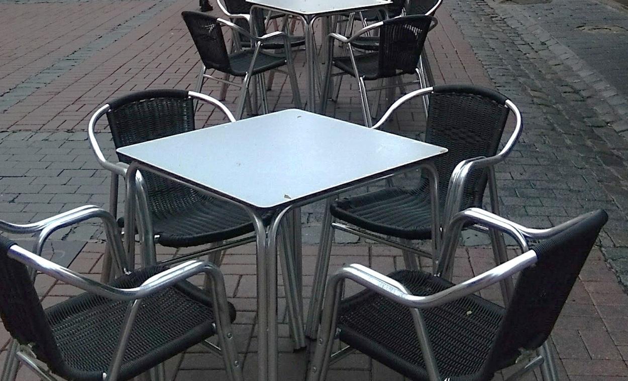 Una terraza vacía. EUROPA PRESS
