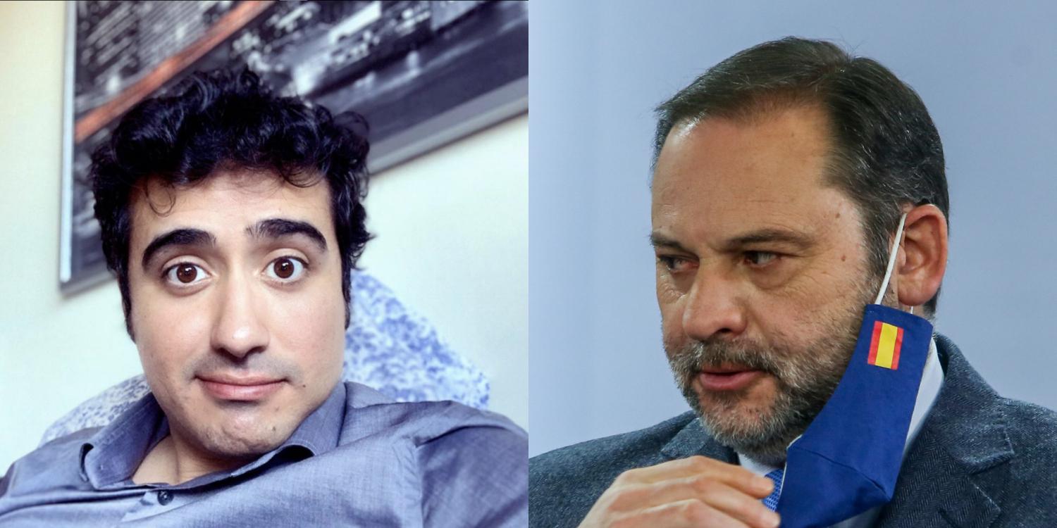 Alvise Pérez y José Luis Ábalos. Fuente: Elaboración propia.