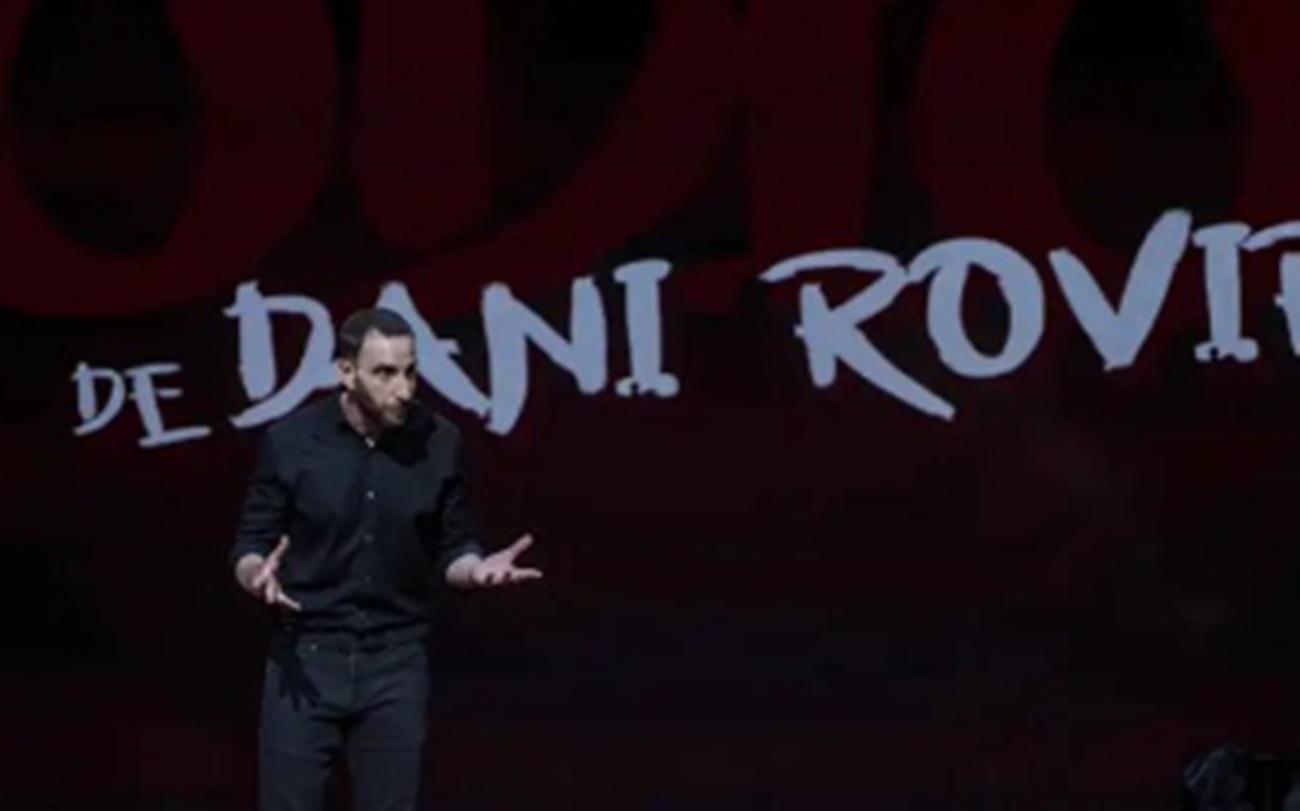 Dani Rovira durante un momento del monólogo 'Odio'