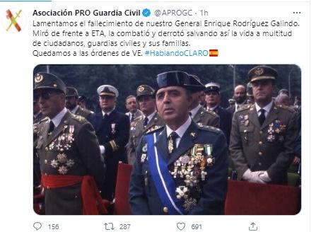 Mensaje APROGC sobre fallecimiento Galindo Mensaje APROGC sobre fallecimiento Galindo