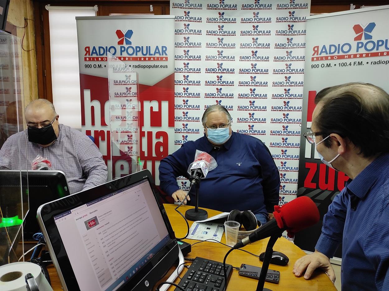 El magistrado Luis Garrido en una tertulia radiofónica en Radio Popular. Europa Press