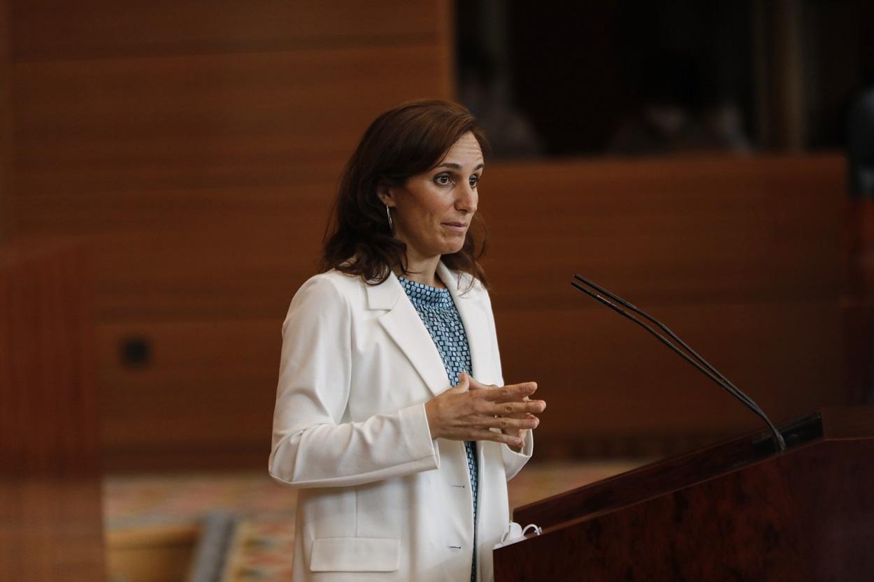 Mónica García en la Asamblea. EP