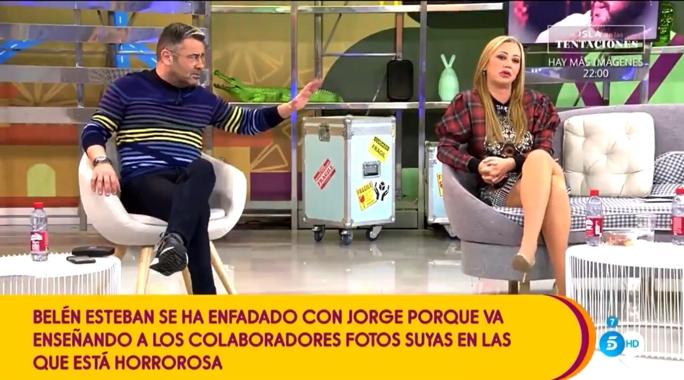 Jorge Javier Vázquez discute con Belén Esteban