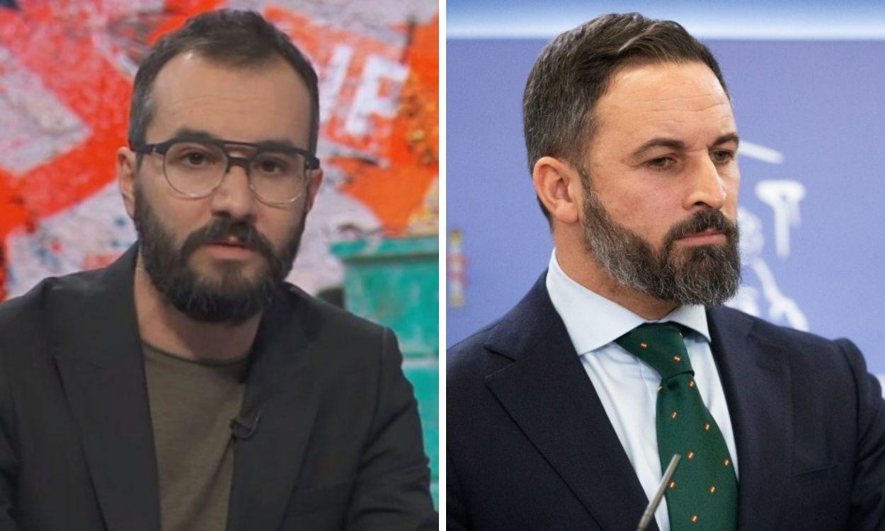 Jair Domínguez y Santiago Abascal