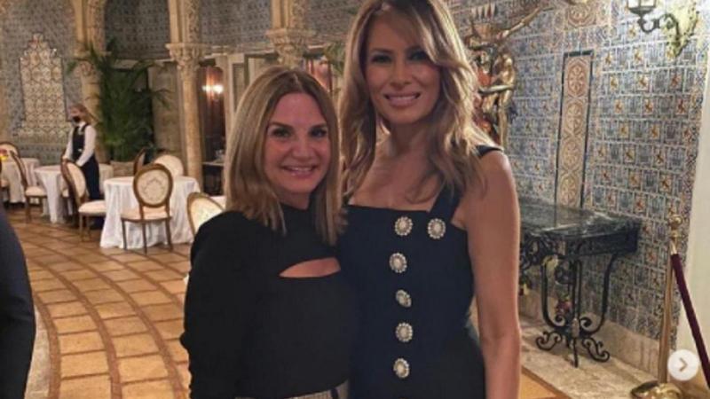 Melania Trump en Palm Beach. Fuente Instagram