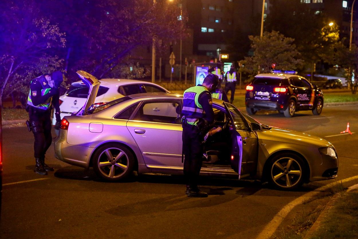 Control de la Policía Nacional en Madrid. EP archivo