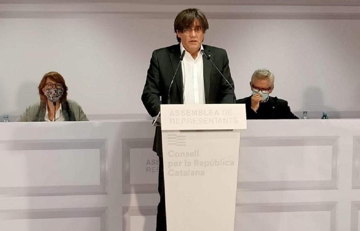 El expresident de la Generalitat Carles Puigdemont