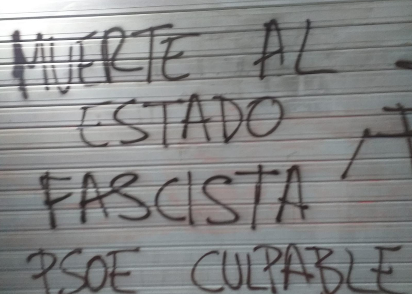 Ataques a la sede del PSOE2. PSOE Ataques a la sede del PSOE2. PSOE