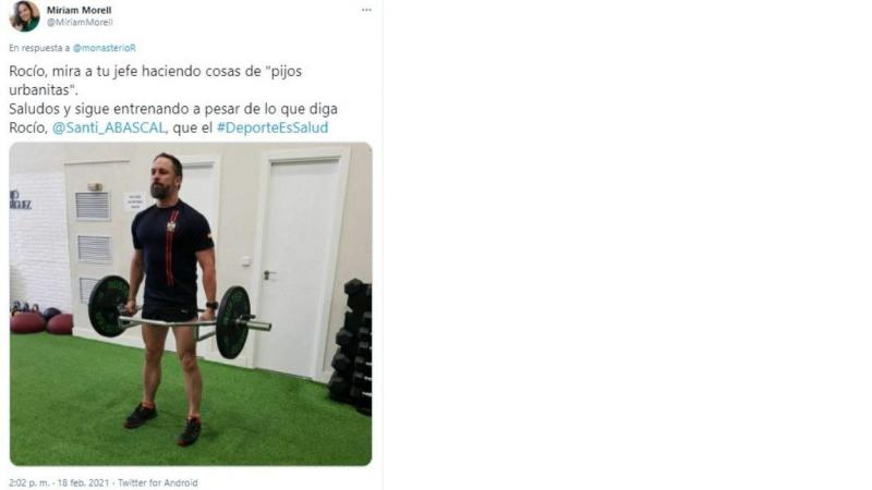 Respuesta deportistas a Monasterio en Twitter 1