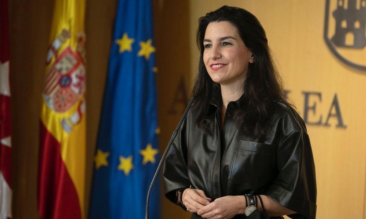 Rocío Monasterio, portavoz de Vox en la Asamblea de Madrid. EP