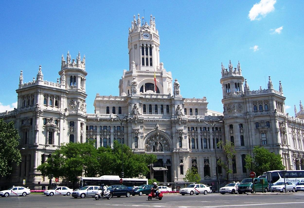 Fachada del Ayuntamiento de Madrid.