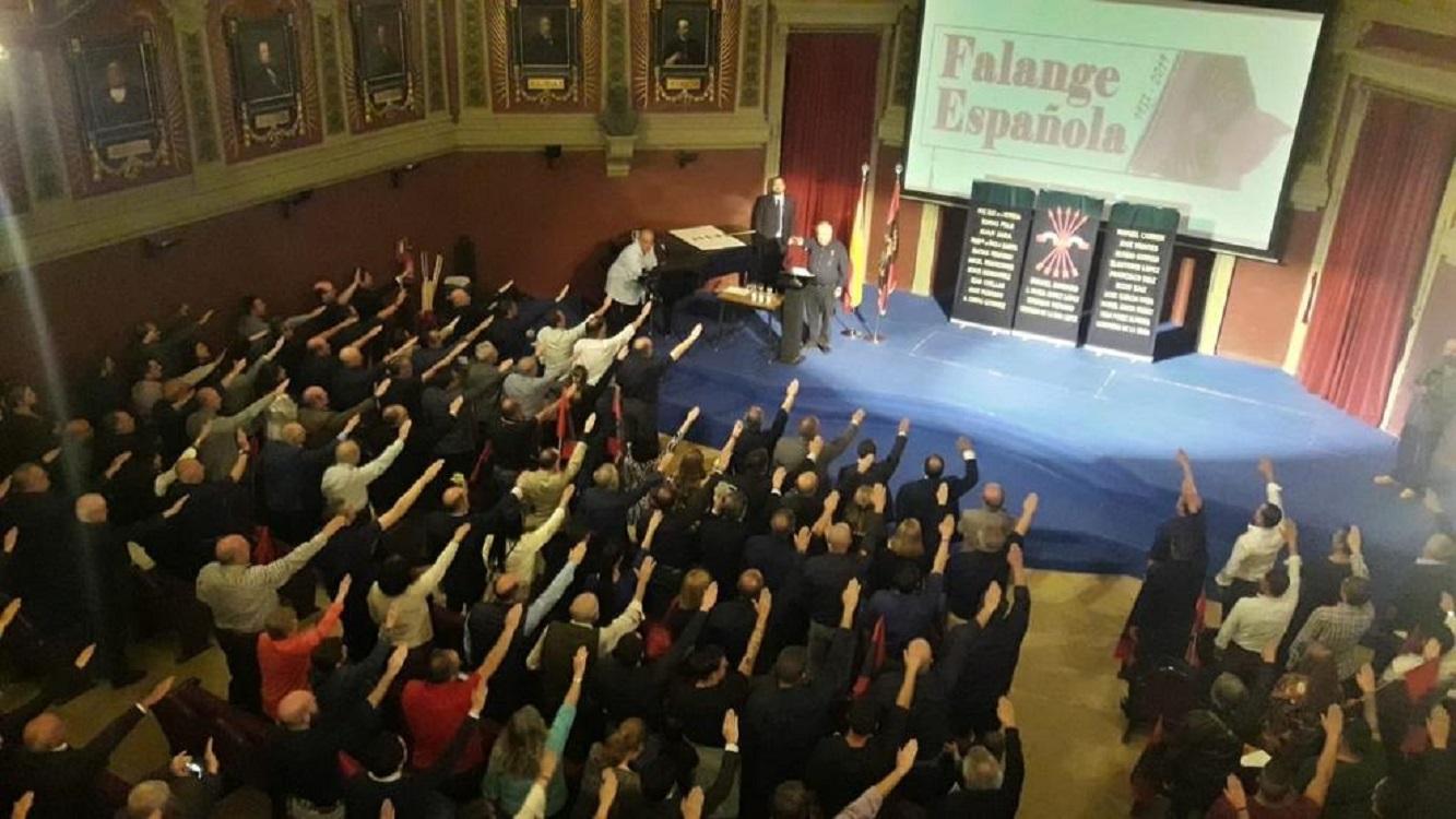 Imagen de las juventudes de Falange