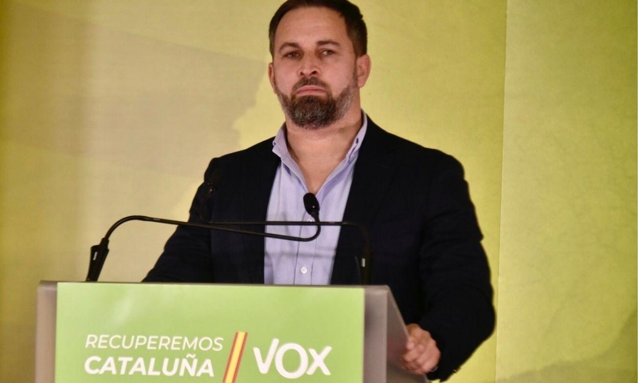 El líder de Vox, Santiago Abascal