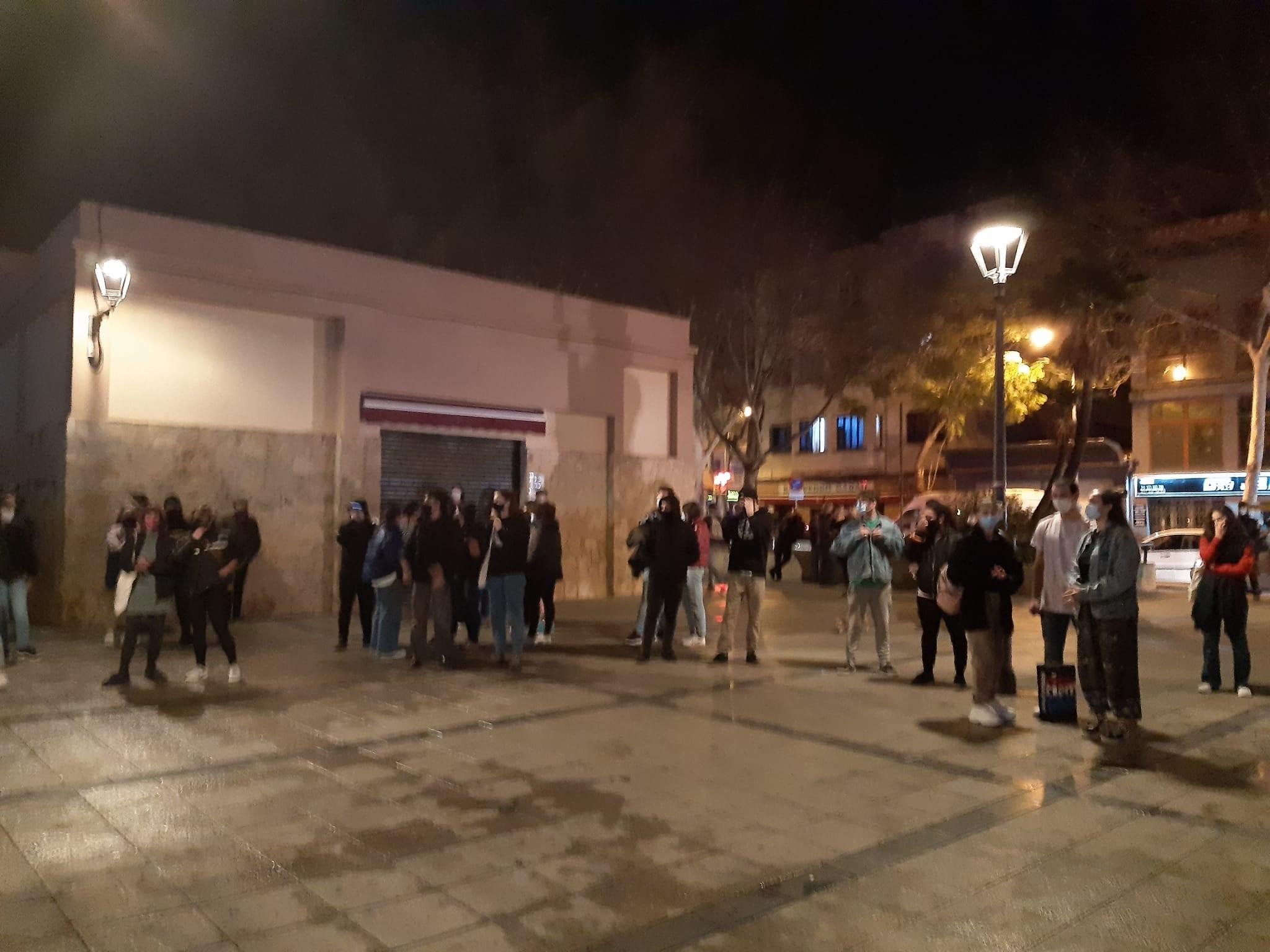 Disturbios en Pamplona durante una manifestación en apoyo a Pablo Hasél. EP