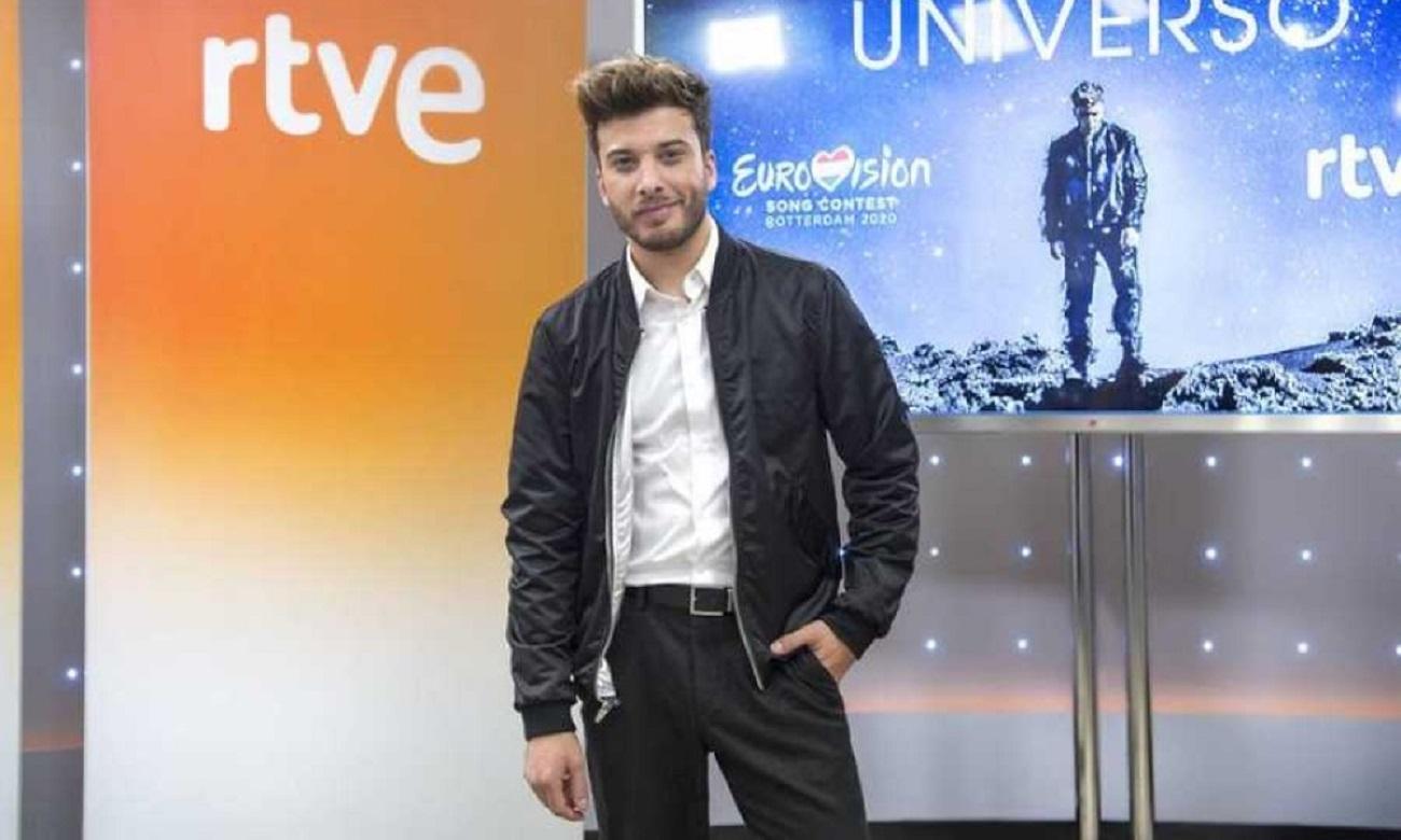 El representante de España en Eurovisión 2021, Blas Cantó, en una imagen de archivo. Fuente: RTVE.