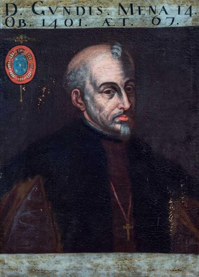 Retrato de Gonzalo de Mena y Roelas, obispo e impulsor del reloj de la catedral