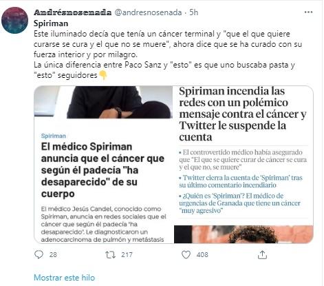 Críticas a Spiriman 5