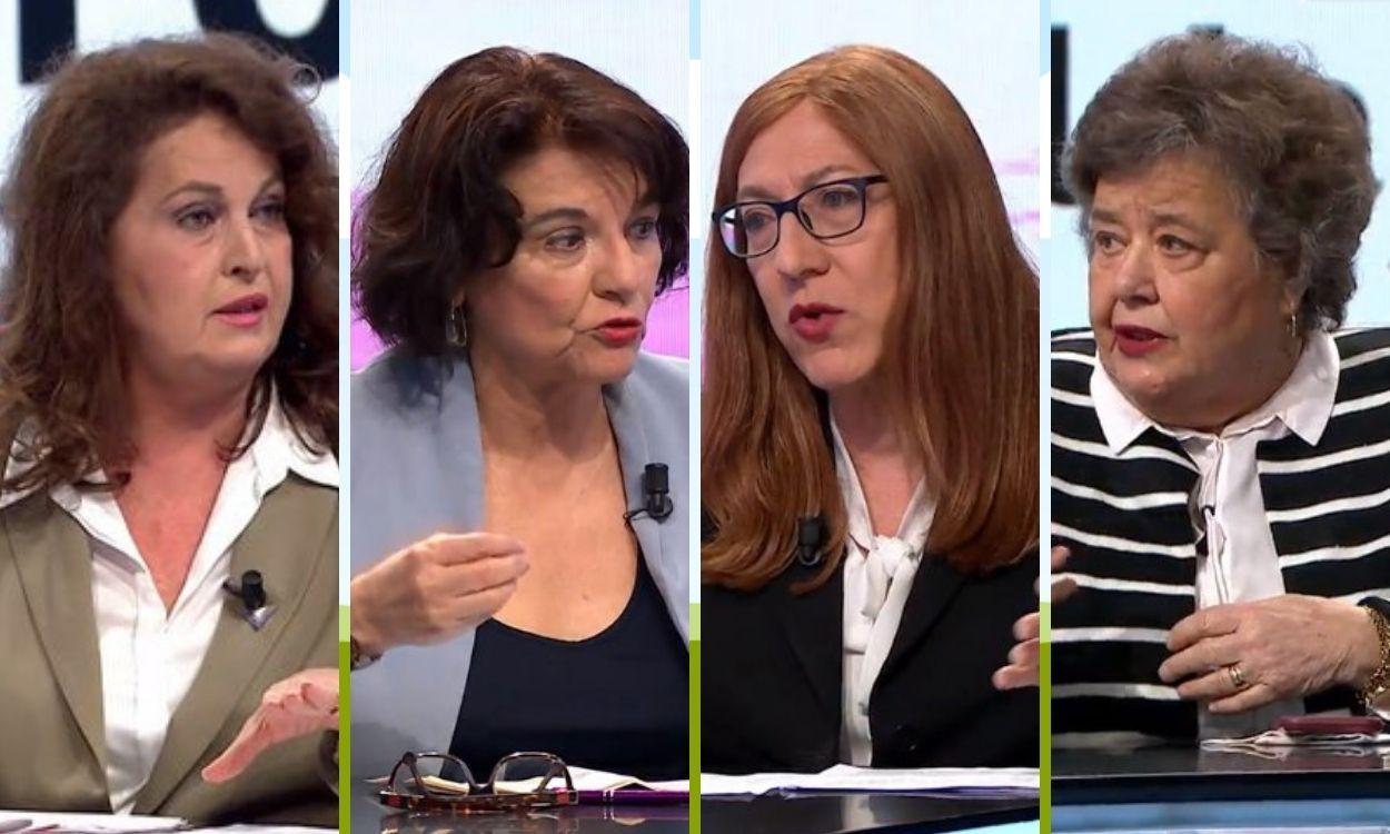 Carla Antonelli, Soledad Murillo, Marina Saenz, Cristina Almeida.