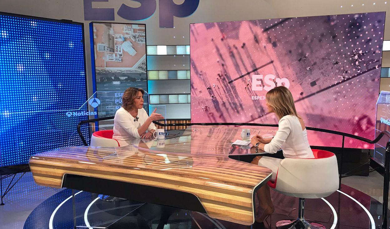 Susana Díaz, en Espejo Público con Susanna Griso.