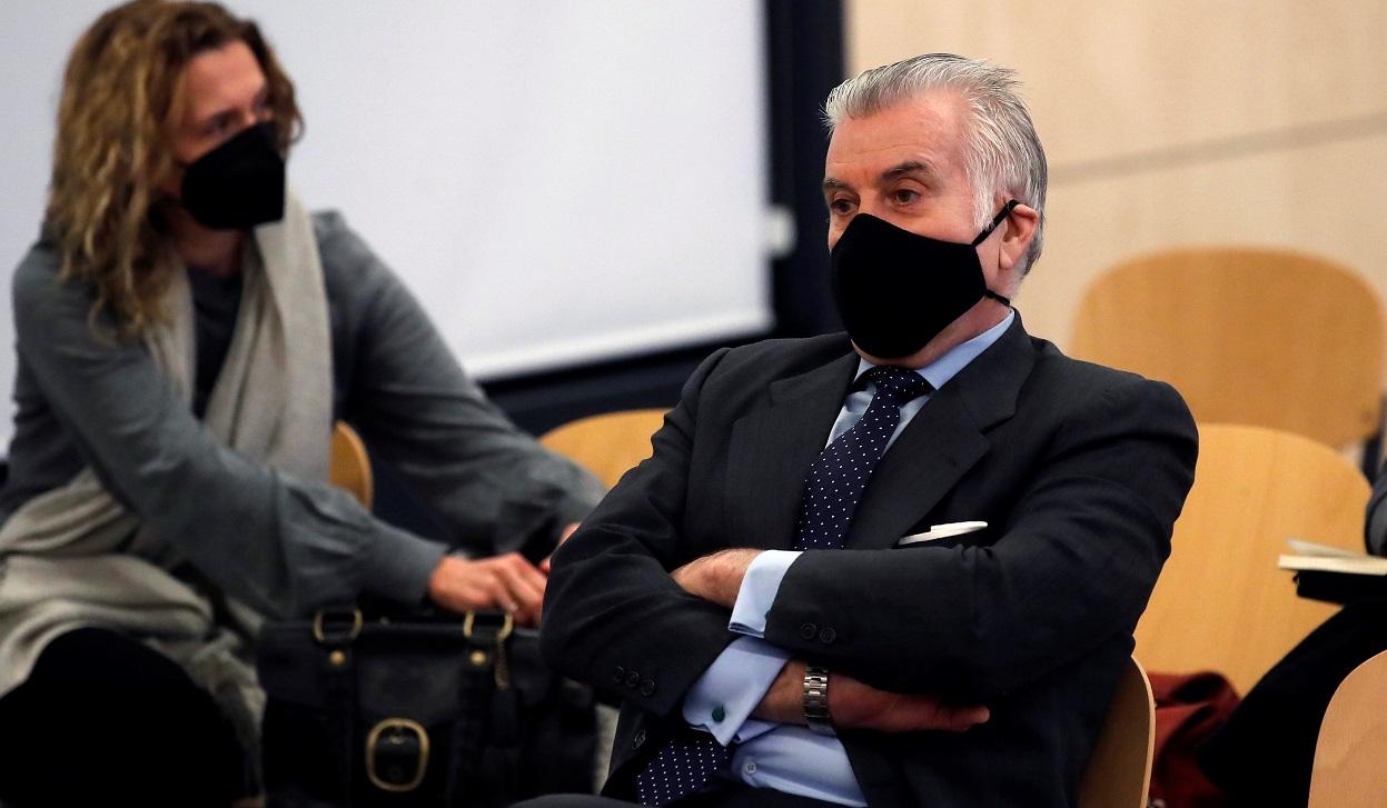 El extesorero del PP Luis Bárcenas durante el juicio por la presunta caja B del PP. EP