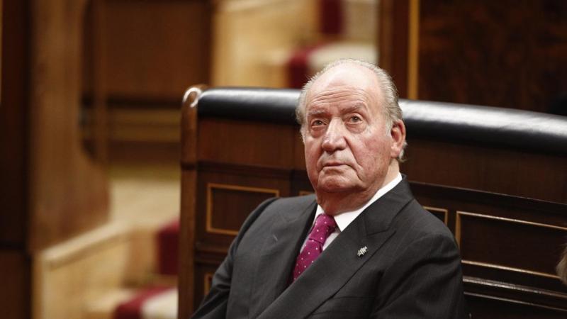 El rey emérito, Juan Carlos I, en el Congreso de los Diputados. EP