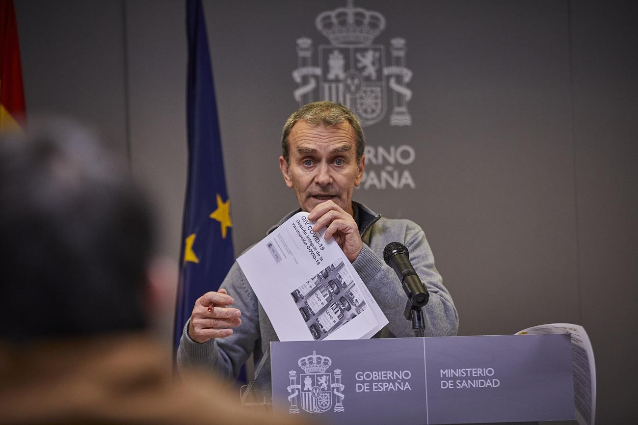 El director del Centro de Coordinación de Alertas y Emergencias Sanitarias, Fernando Simón. Fuente: Europa Press.