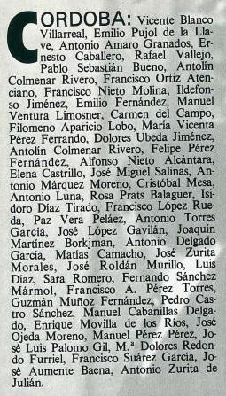 La lista de intelectuales demócratas que los golpistas pretendían fusilar de haber triunfado el 23-F. 